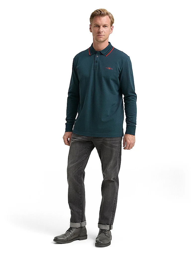 TOM TAILOR Poloshirt  petrol   L herren 2